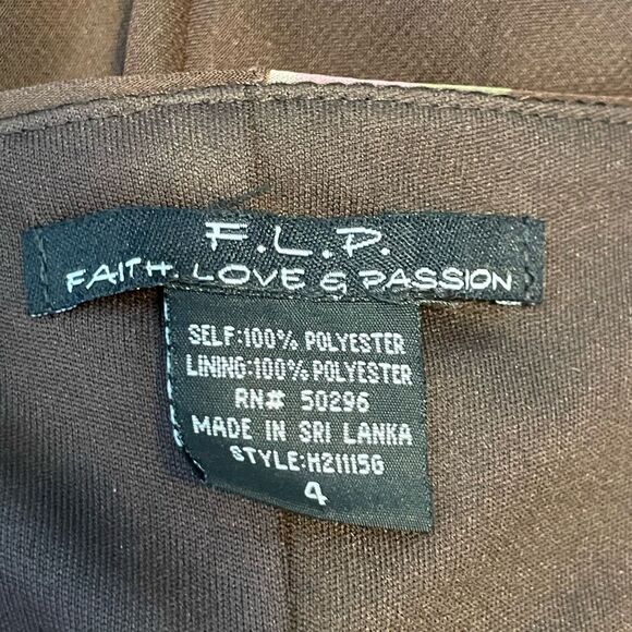 FLP Floral Print Midi Dress Crown Pink Blue Chiffon Ruffle Flutter Short Sleeve - Picture 6 of 7